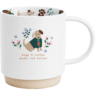 Dogs & Coffee 18 oz Mug