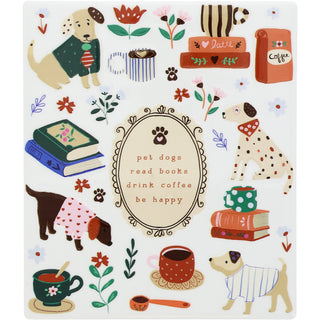 Pet Dogs 5.5" Ceramic Plaque