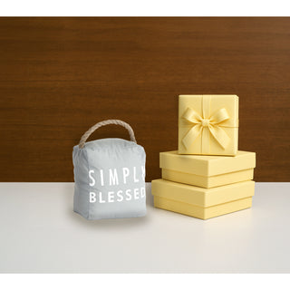 Simply Blessed 5" x 6" Door Stopper
