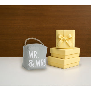Mr. & Mrs. 5" x 6" Door Stopper