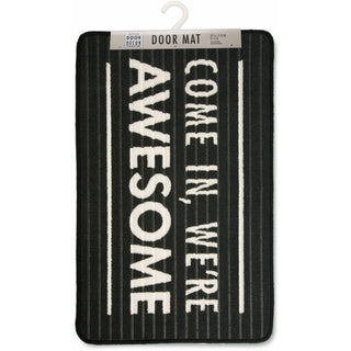 We're Awesome 27.5" x 17.75" Floor Mat