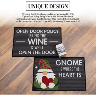 Wine 27.5" x 17.75" Floor Mat