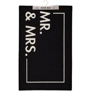 Mr. & Mrs. 27.5" x 17.75" Floor Mat