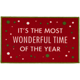 Wonderful Time 27.5" x 17.75" Floor Mat