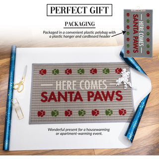 Santa Paws 27.5" x 17.75" Floor Mat