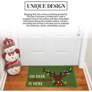 Oh Deer 27.5" x 17.75" Floor Mat