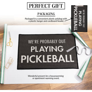 Pickleball 27.5" x 17.75" Floor Mat