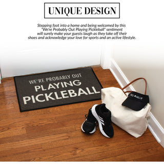 Pickleball 27.5" x 17.75" Floor Mat