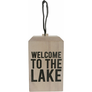 Lake Wooden Door Stop