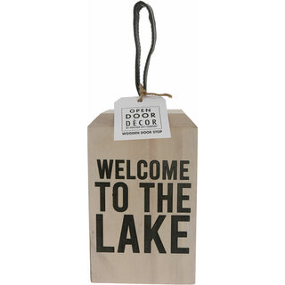 Lake Wooden Door Stop