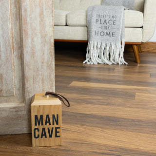 Man Cave Wooden Door Stop