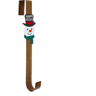 Happy Holidays Metal Wreath Hanger