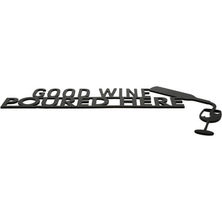 Good Wine Metal Door Topper