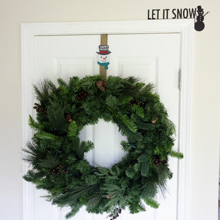 Let It Snow Metal Door Topper