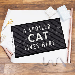 Spoiled Cat 27.5" x 17.75" Floor Mat