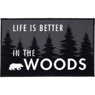 Woods 27.5" x 17.75" Floor Mat