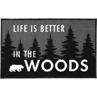 Woods 27.5" x 17.75" Floor Mat