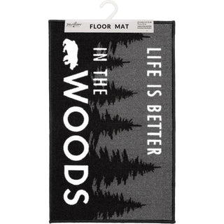 Woods 27.5" x 17.75" Floor Mat