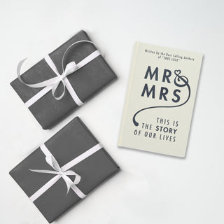 Mr. & Mrs. 7.25" x 4.75" x 1.25" Decorative Book