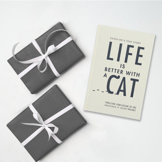 Cat 8.25" x 5.25" x 1" Decorative Book