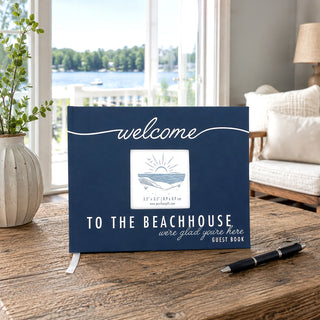 Beach 9" x 7" Guest Book
