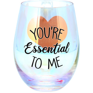 You're Essential  18 oz Stemless Wine Glass