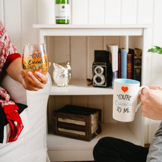 You're Essential  18 oz Stemless Wine Glass