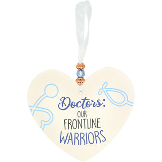 Doctors 3.5" Heart-Shaped Ornament