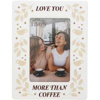 Love You More 6.25" x 8.25" Frame (Holds 4" x 6" Photo)