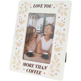 Love You More 6.25" x 8.25" Frame (Holds 4" x 6" Photo)