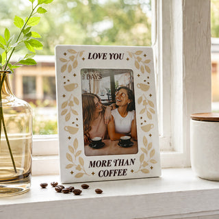 Love You More 6.25" x 8.25" Frame (Holds 4" x 6" Photo)