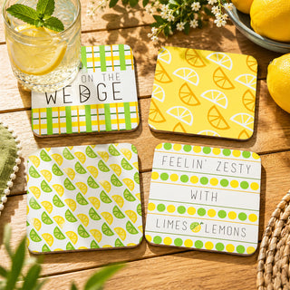 Zesty 4" (4 Piece) Coaster Set with Box