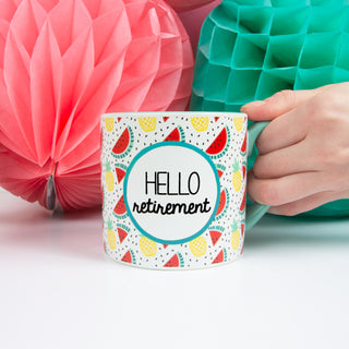 Hello Retirement 15 oz Mug