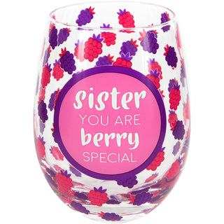 Sister 18 oz Stemless Wine Glass