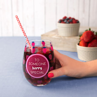 Someone Special 18 oz Stemless Wine Glass