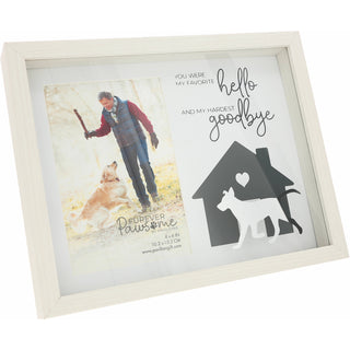 Dog Goodbye 9.5" x 7.5" Shadow Box Frame (Holds 4" x 6" Photo)