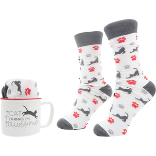 My Cat 18 oz Mug & Crew Socks