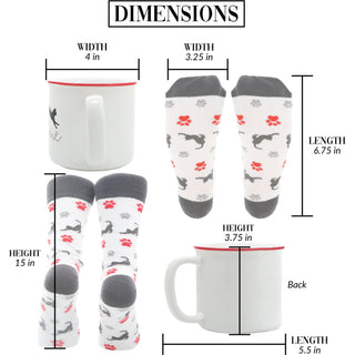 My Cat 18 oz Mug & Crew Socks