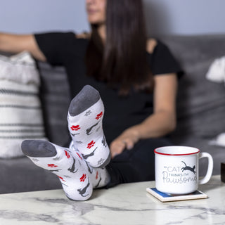 My Cat 18 oz Mug & Crew Socks