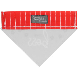 The Boss 7" x 5" Canvas Slip on Pet Bandana