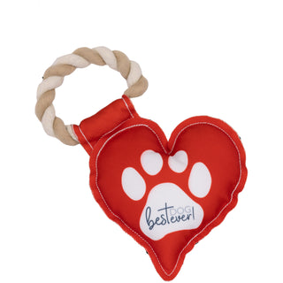 Best Dog 9.5" Canvas Dog Toy on Rope