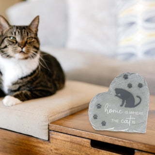 Where The Cat Is 6" Garden Stone