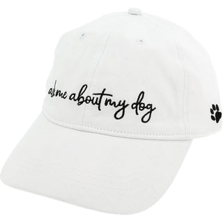 My Dog White Adjustable Hat