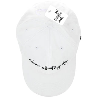 My Dog White Adjustable Hat