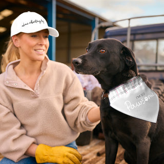 My Dog White Adjustable Hat