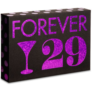 Forever 29 6" x 4" Plaque