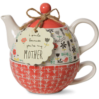 Mother 15 oz Teapot & 8 oz Cup