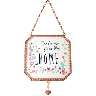 Home 5" x 5" Glass Suncatcher