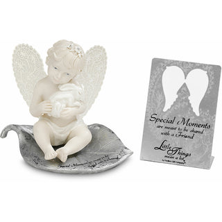 Special Moments 3.5" Cherub Holding Bunny