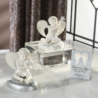 Love 3.5" Cherub Holding Heart